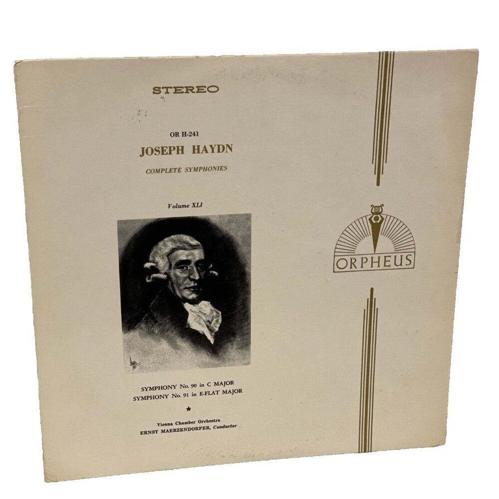 Joseph Haydn Complete Symphonies Volume XLI (Vinyl, 1980) Orpheus OR H-241 VG+